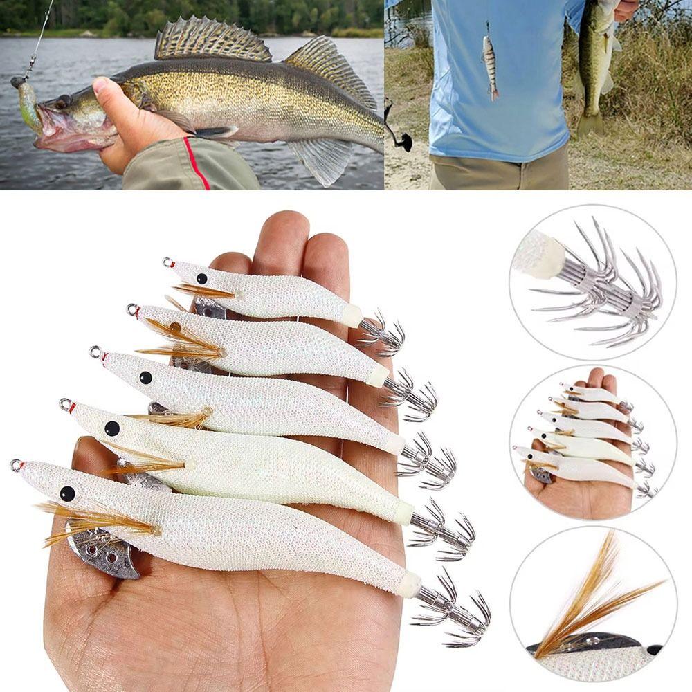 

1Pcs Luminous Squid Jig Strong Glowing Squid Cuttlefish Spinnerbait Durable Fishing Bait Style 4
