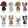 Car Decoration Cute Cartoon Dogs Action Figure Figurines Car Ornament Auto Interior Dashboard Accessories for Girls Gifts