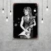 Randy Rhoads Retro Vintage Tin Sign Poster Decorative Plaque Metal Plate Wall Decor