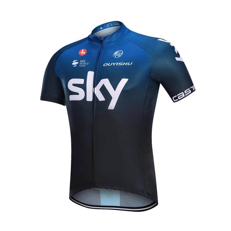Mens Cycling Jersey Set Short Sleeve Quick Dry Breathable With Gel Pad Road Bike Riding Club Wear