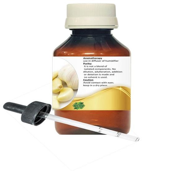 Levenmooi Garlic (Allium Sativum) Pure & Natural Therapeutic Grade Essential Oil Plastic with Dropper