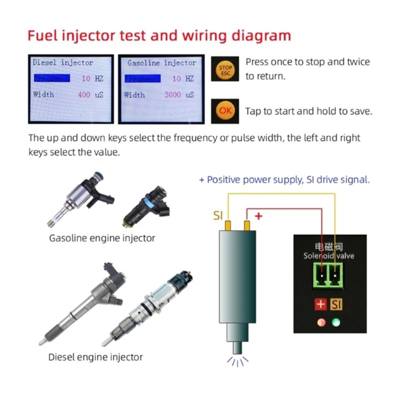 Professional Automotive Diagnostic Equipment For Quick Ignition And Fuels System Testing On Car Motorcycles With Real Time Data Display And High