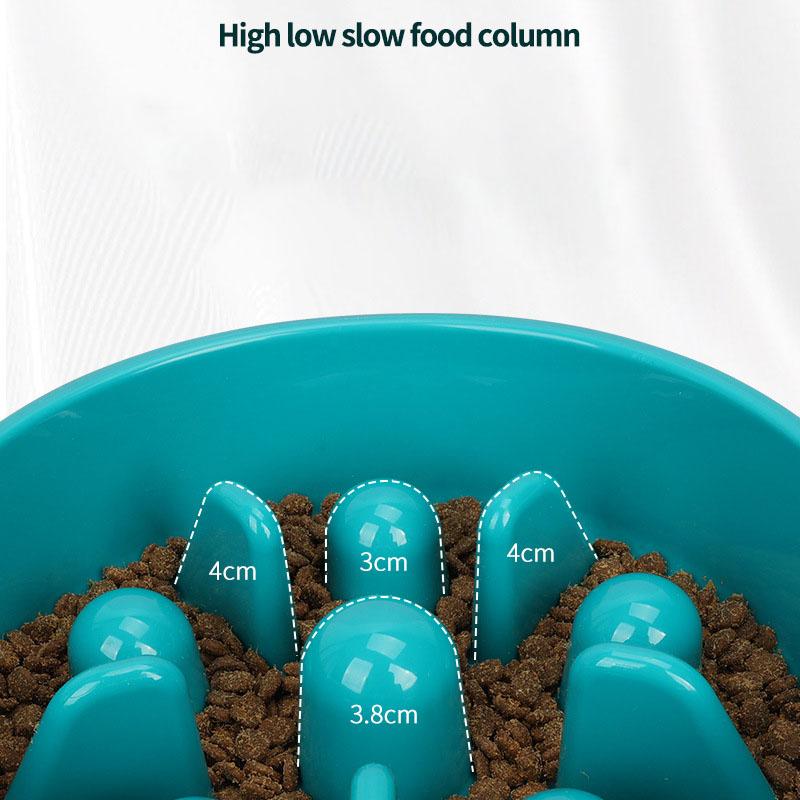 Dog Bowl Slow Feeder Anti-Choking Pet Food Dish Non-Slip Puzzle Eating Bowl For Dogs Puppy Prevent Bloat Healthy Feeding
