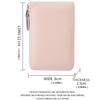 Fashion Pu Leather Zipper Short Mini Wallet Women Id Bank Card Holder Women Purse