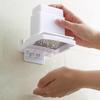 1Pcs Bathroom Wall-Mounted Portable Grinding Powder Soap Box Home Creative Traceless Sticky Multifunctional Soap Box
