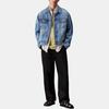 Calvin Klein Solid Color Single Breasted Loose Long Sleeve Denim Jacket Men Jackets LV04RB794G-UBE
