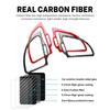 Real Soft Carbon Fiber Sticker For Kia Stinger CK 2019 2020 2021 2022 2023 LHD RHD Car Instrument AC Outlet Trim Accessories