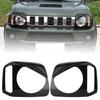 Car Front Headlight Headlamp Trim Fits Suzuki Jimny Models 2-Pack Covers, Decoration, 2007-2017