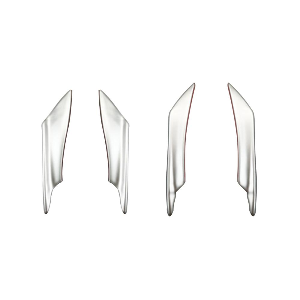 Car Bumper Splitter Fin Air Knife Front Bumper Lip Spoiler Canards Auto Body Kit