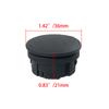 Car Cigarette Lighter Socket Cap Cover Dustproof ABS Car Power Outlet Trim Ring Lid Replacement Fit for 2015-2017 Ford Mustang
