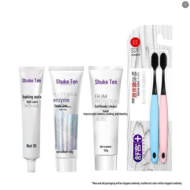 Saky Oral Care Set - Sakura, Floral, and Whitening Bundle