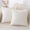 HAPIHAPPY Soft Chenille Throw Pillow Covers Christmas Decorative Pillow Covers 18x18 Home Luxury Sofa Pillow Covers Set of 1
