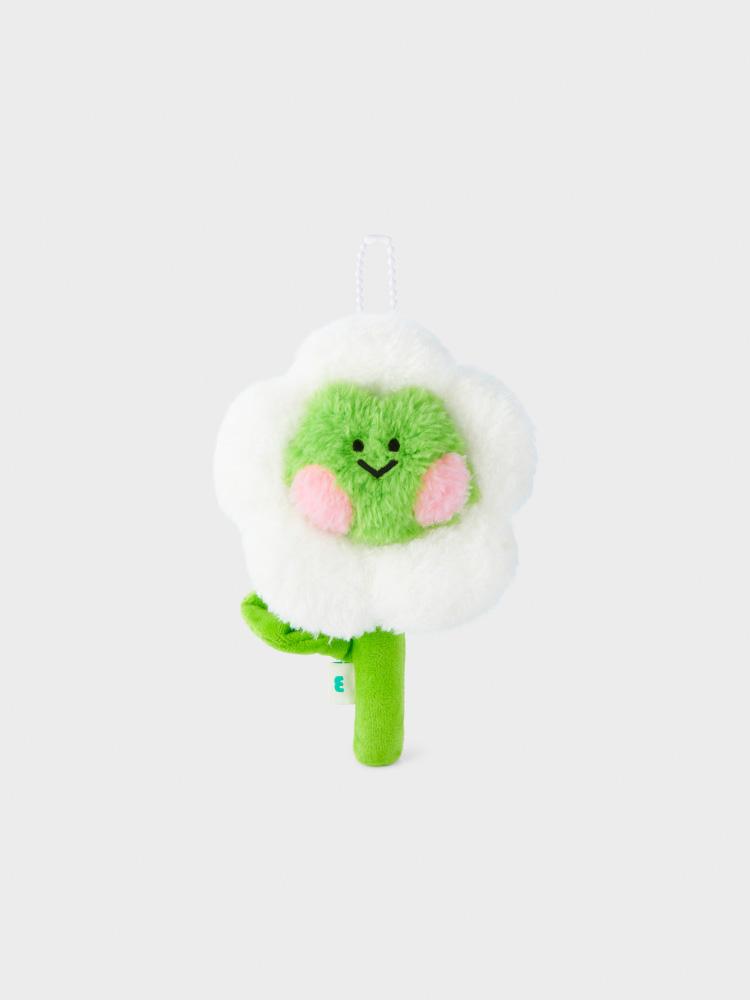 LINE FRIENDS Minini Lenini Flower Plush Doll Keychain