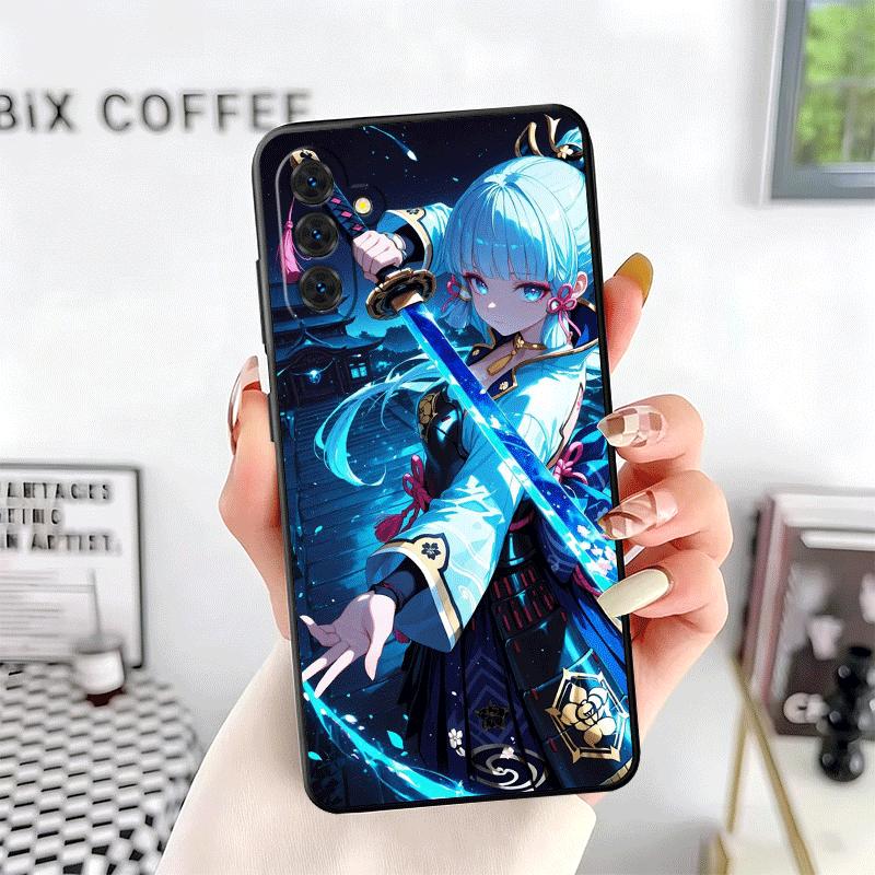Genshin Impact Kamisato Ayaka Soft Phone Case for Samsung A17 A37 A57 A16 A26 A36 A56 A15 A25 A35 A55 A14 A24 A34 A54 A13 A23 A3