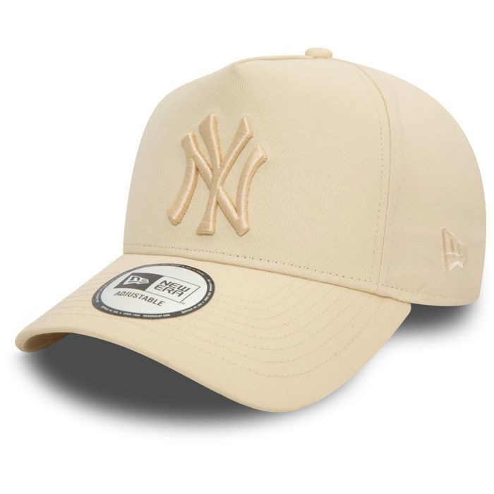 Casquette Snapback - New Era - New York Yankees - Beige - 100% Coton - Taille Réglable