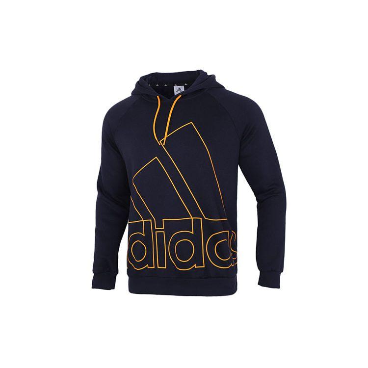 adidas Big Lo Men s Multi-Color Big Logo Printed Fleece Lined Hooded Pullover HB5092 XXL