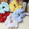 Bestilk Cute Vsco Cotton Scrunchies Ponytail Holder for Girl Hair Tie Hair Rope Scranchy Headwear Schrunchie