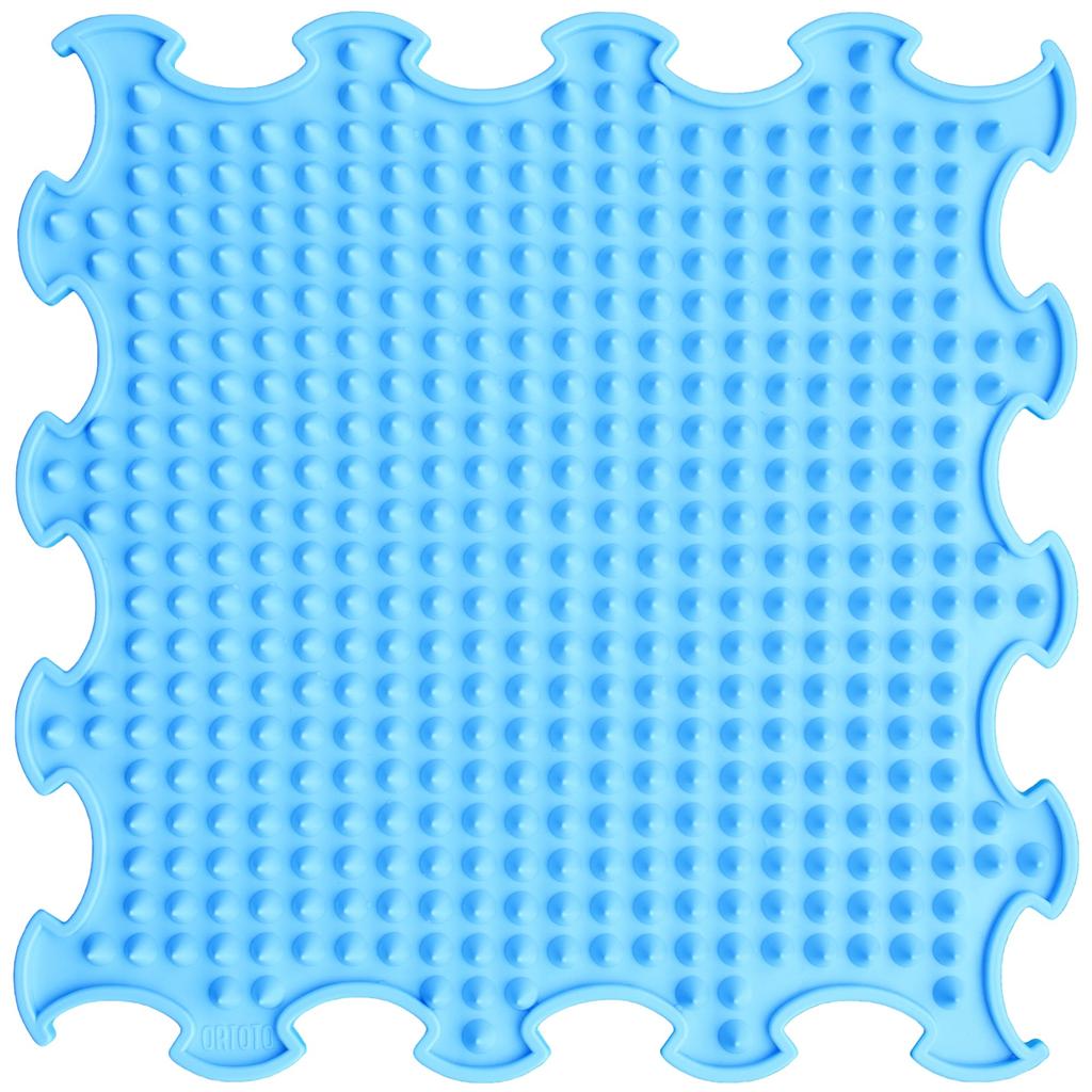 sensory mat Hard Spikes (stiff) 1 pc - azure blue