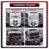 2Din Android Car-Play Car Radio,KIA Forte Cerato 2008-2014,Multimedia Player Head Unit Stereo GPS Navigation BT WIFI,2+32GB