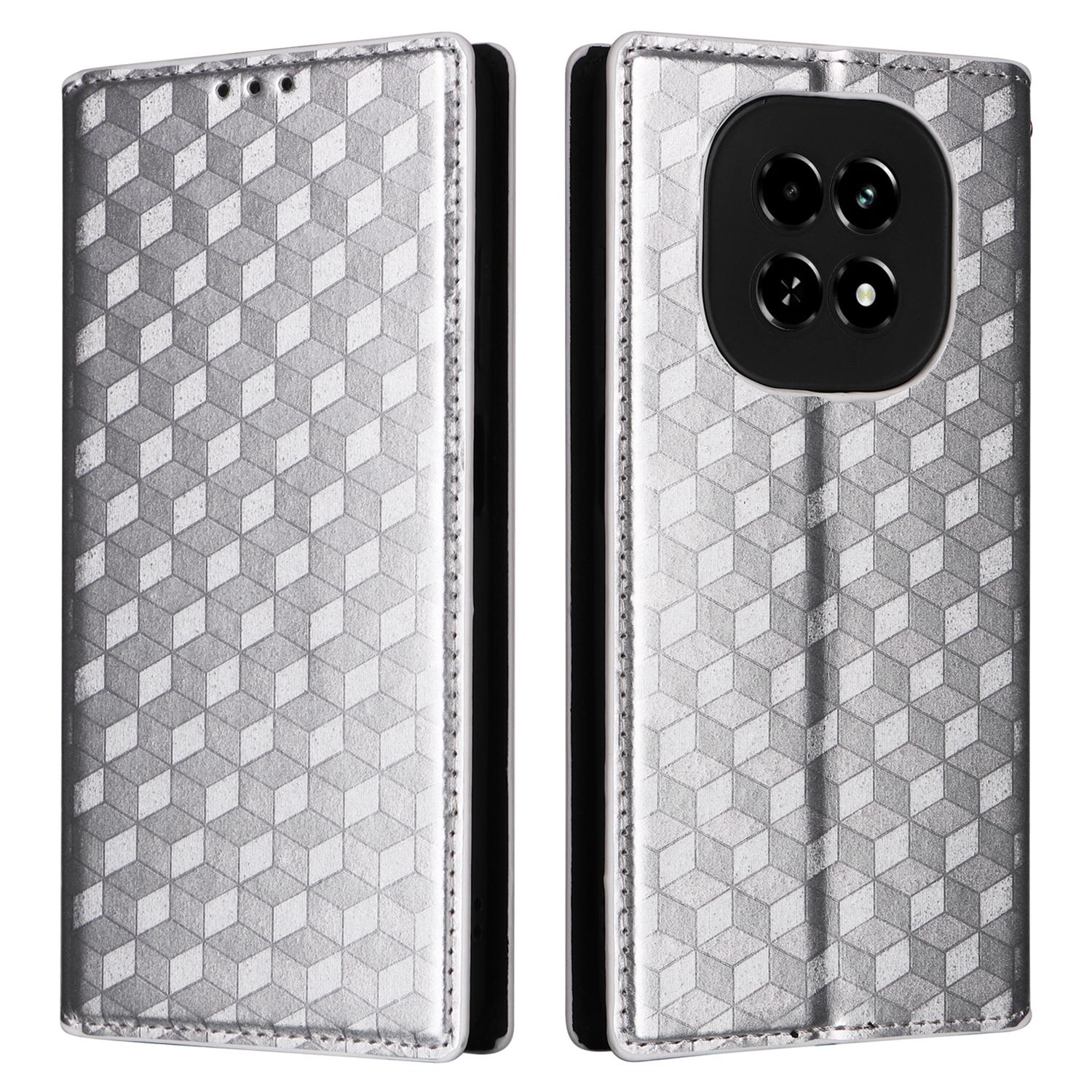 

For Realme V60 5G/V60s 5G PU Leather Case Rhombus Imprinted Wallet Stand Phone Cover B
