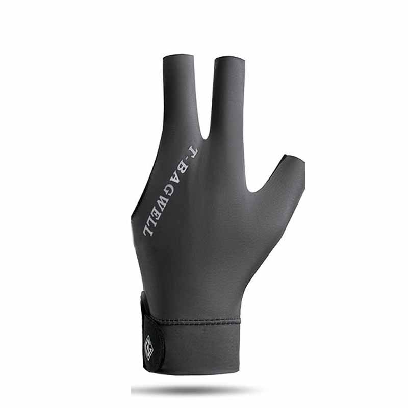 Billardhandschuh für die linke Hand, Dreifinger-Snooker-Billardhandschuh, rutschfeste Aufkleber, Elastizität, Billard-Trainingshandschuhe, Zubehör