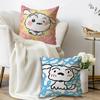 Cartoon C-Crayon S-Shin-chan Nohara Shiro Maple Design Cushion Cover Happy Autumn Harvest decor Holiday Decorati Pillow Cover