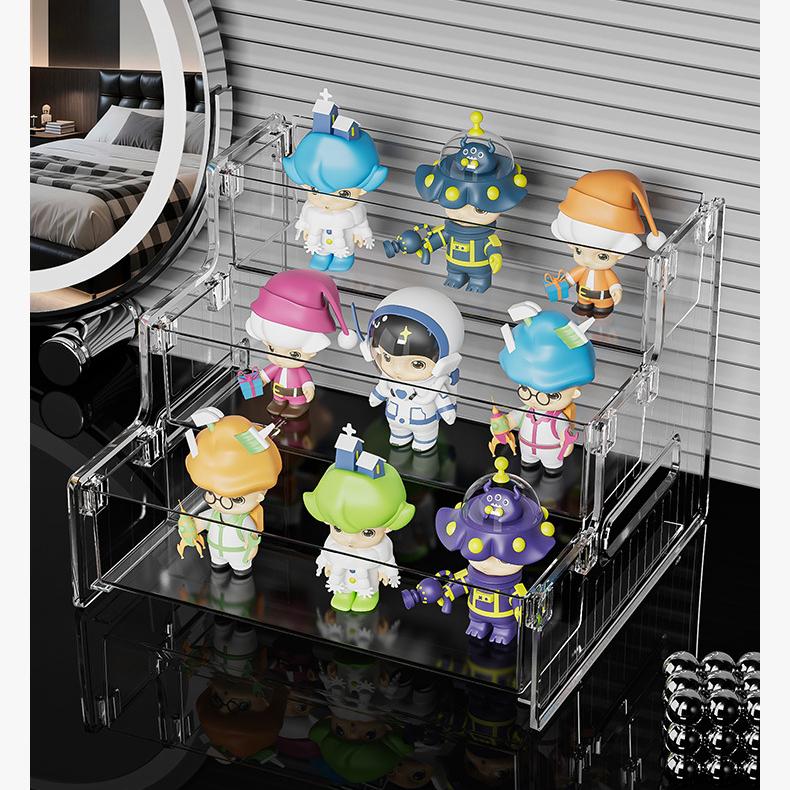 Luxury Clear Layered Makeup Organizer