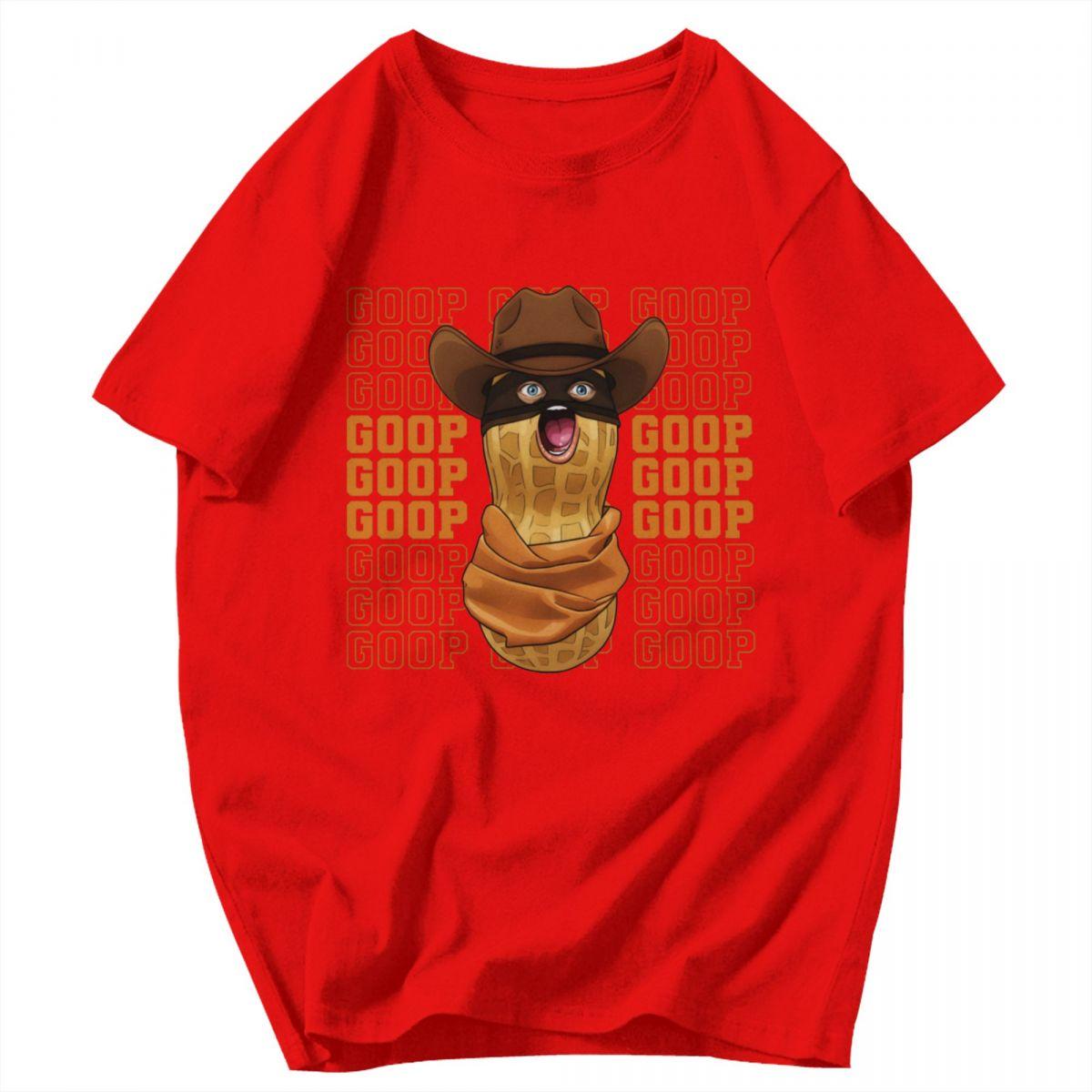 Мужская футболка The Burnt Peanut Bungulator Goop Goop Fun Pops Y2K Графическая Однотонная Унисекс Одежда Футболки S