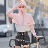 Damen Sommer Eis Seide Sonnenschutzhut Vollgesichts-Nackenabdeckung UV-Schutz Staubdicht Radfahren Sonnenmaske