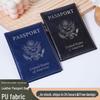 Cross-border PU Leather Passport Holder: Custom Logo Travel Cover and Multi-functional Protector