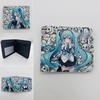 Hatsune Miku Anime Coin Purse & Card Holder - Men's & Women's Leather Wallet with Money Clip.