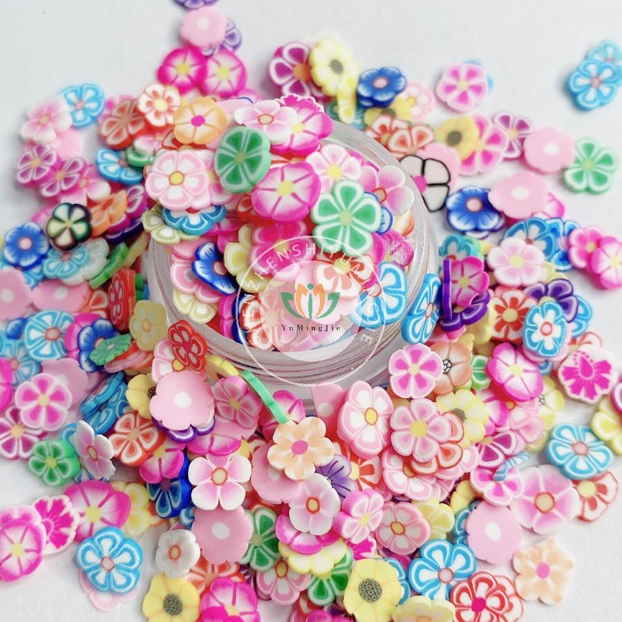 5mm Fruits Shape Christmas Halloween Sprinkles Polymer Clay Slices for Nail Slime Epoxy Resin Craft Diy