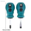 2Pcs Screwdriver Set  Slotted & Phillips Head with Non-Slip Ergonomic Grip for Home Repair, DIY Projects & Toolbox