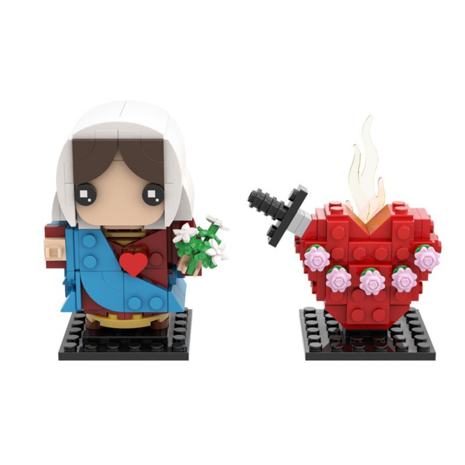 

Micro- Creative Series Love Gifts Diy Assembly Puzzle Toy Building One Size