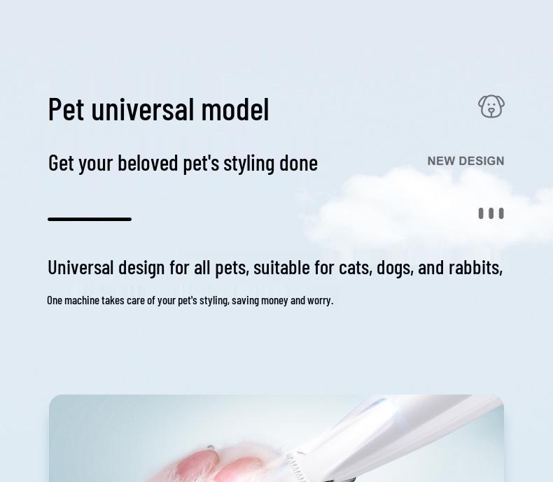 Pet Paw Shaver: Electric Cat & Dog Lighted Hair Trimmer