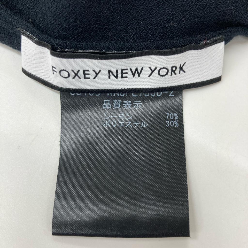 FOXEY NEW YORK Black 33105 Always Long Cardigan tops Not written blackUsed