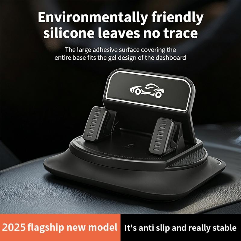 Car dashboard anti slip mobile phone holder 360 ° rotating navigation fixed bracket universal car phone holder