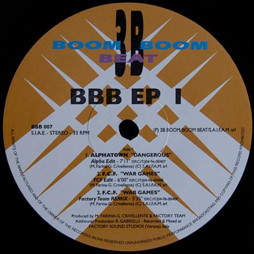 

12inch Record VARIOUS BBB EP 1 BBB007 Boom Boom Beat 1998 Italy Dance Electronica Used