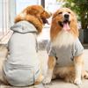 Pet Hoodie With Zippered Chest Pocket Small To Large Dogs Cats Winter Warm Clothing