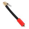 Tire Inflator Extension Tube 16cm M6 Quick Connect Clip On Air Chuck Hose for Car Motorcycle Bike Tires with Release