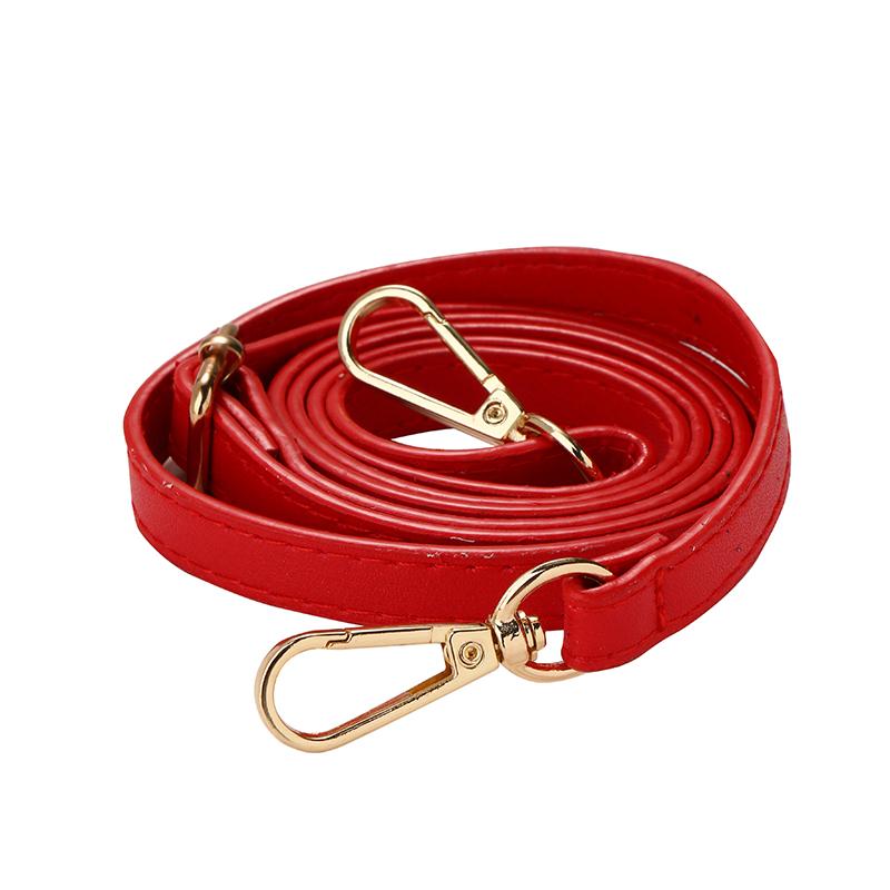 125cm Langer Taschenriemen PU-Leder Schultertaschenriemen 1,2cm Breit Zubehör für Handtaschen Mode PU-Taschenriemen für Umhängetaschen