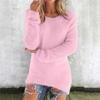 Cozy Winter Womens Fuzzy Sweater Thermal Fleece Pullover Long Sleeve Cute Casual Crewneck Soft Sweaters Clothes