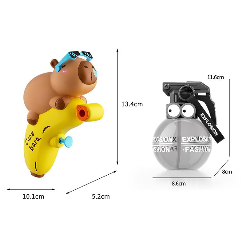 Funny Water Squirt Toys Cartoon Cute Capybara Water Sprinkler Outdoor Summer Long Range Water Spray Toys For Swimming Pools