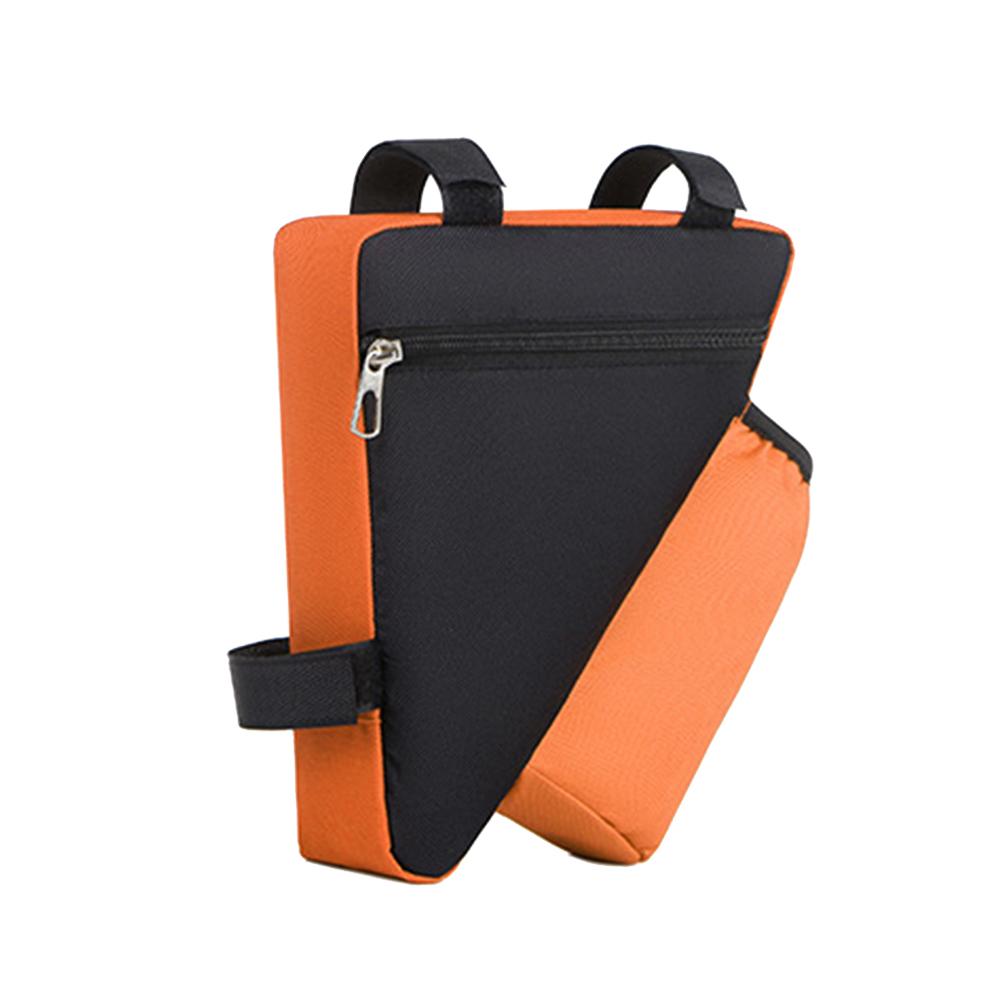 

1.2L Bicycle Bag Bike Triangle Bag for Bicycle Front Frame Storage Bags with Water Bottle Pocket Cycling Equipment оранжевый