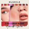 7-color Sandwich Blush Stick, Naturally Brightening And Easy-to-pigment Highlight Stick, Two-color Blush Cream