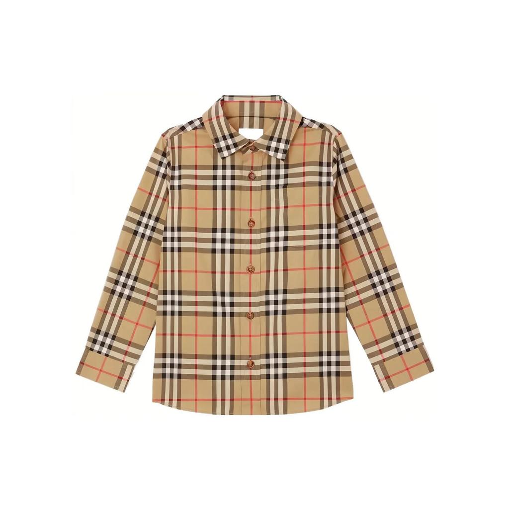 Burberry Shirt Kids' Apparel FW22 Yellow 80596371 Kids' (Unisex) Casual Shirts 80596371