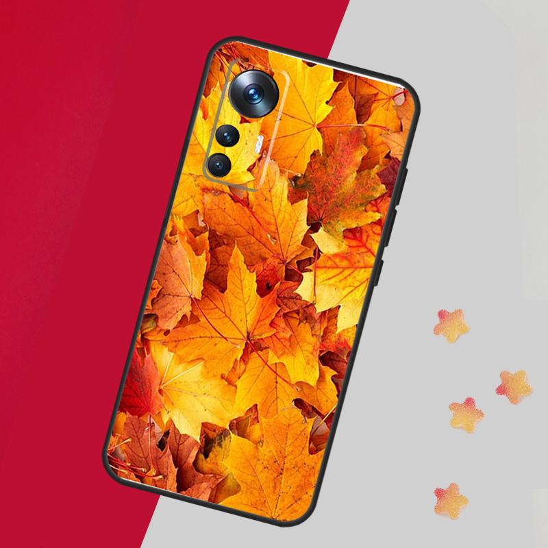 Höstlöv För POCO X5 X3 Pro M5 M5s F4 X4 F3 F5 Fodral För Xiaomi 13 13T Pro 12 Lite 12X 11T 12T 14 Pro