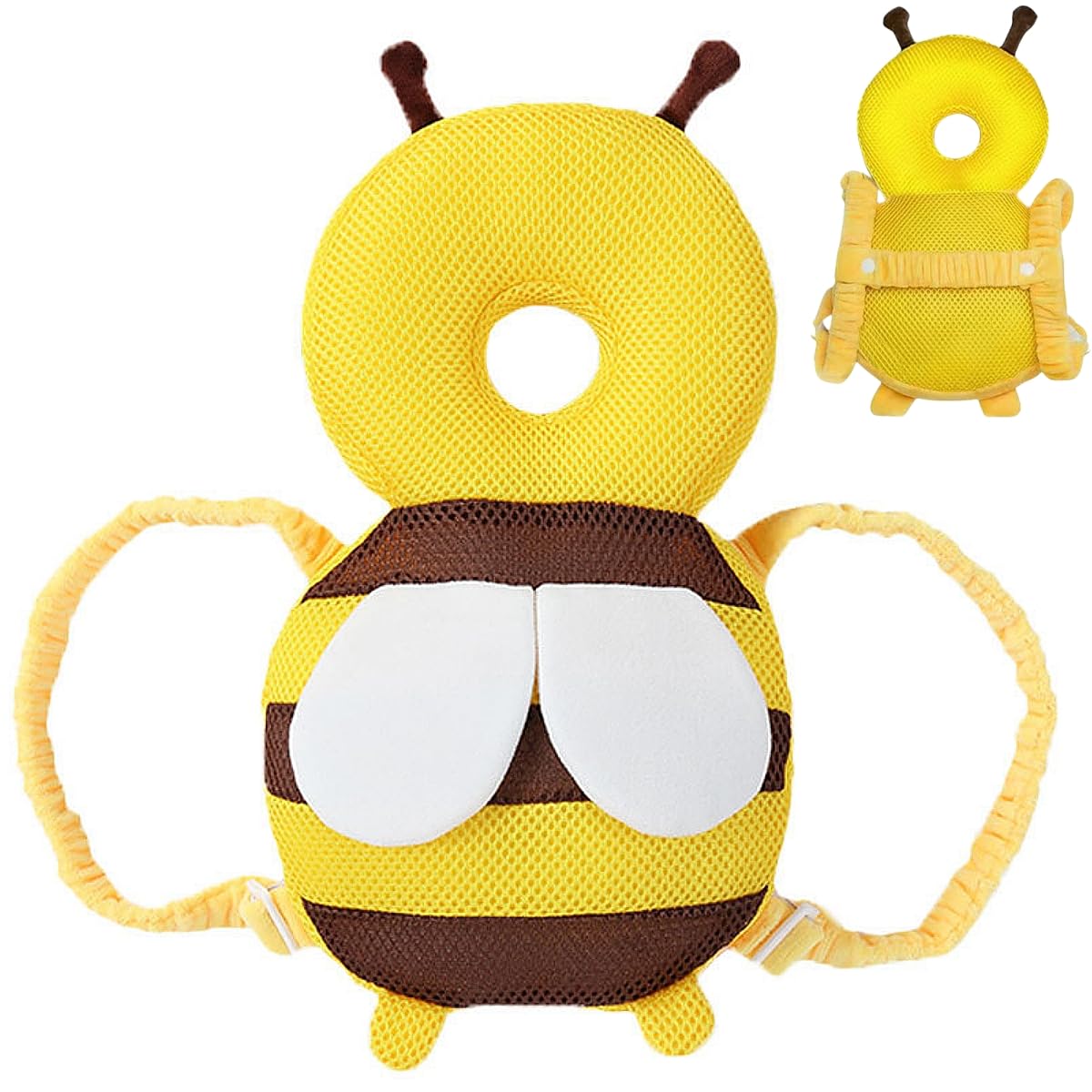 

Подушка для головы младенца Милый ангел-пчелка Дышащая Защита головы для младенцев для дома Идеальный подарок Защита, Рюкзак против падений, Дизайн, Розовый, Сетка, Шлем,