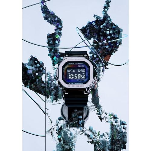 Casio G-Shock Watch, Metal Covered, Made with Biomass Plastic, GM-5600RW-1JF, Men's, Black