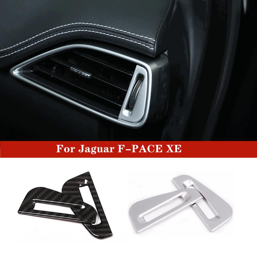 Car Styling Air Outlet Adjustment Switch Frame Decorative Trim Stickers Fit For Jaguar XE F-Pace Auto Interior
